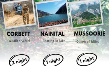 mussoorie corbett nainital tour package