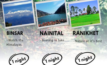 nainital ranikhet binsar tour package